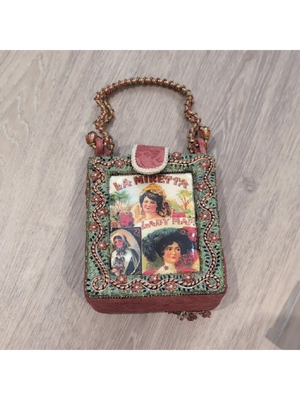 Mary Frances Beaded Mini Bag Vintage Rare